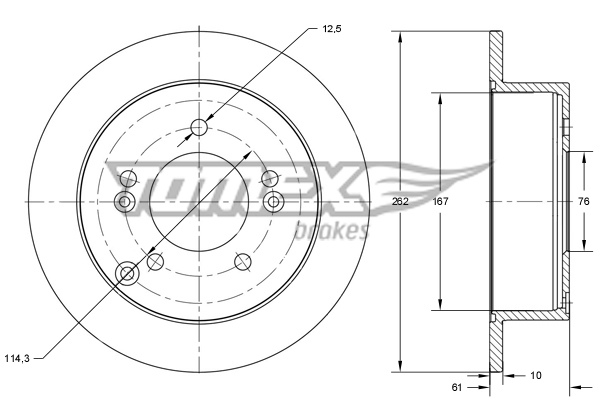 TOMEX Brakes TX 73-36...